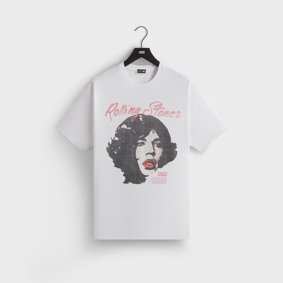 Kith for Rolling Stones Far Away Eyes Vintage Tee White T-Shirt Size XXL new - Picture 1 of 6